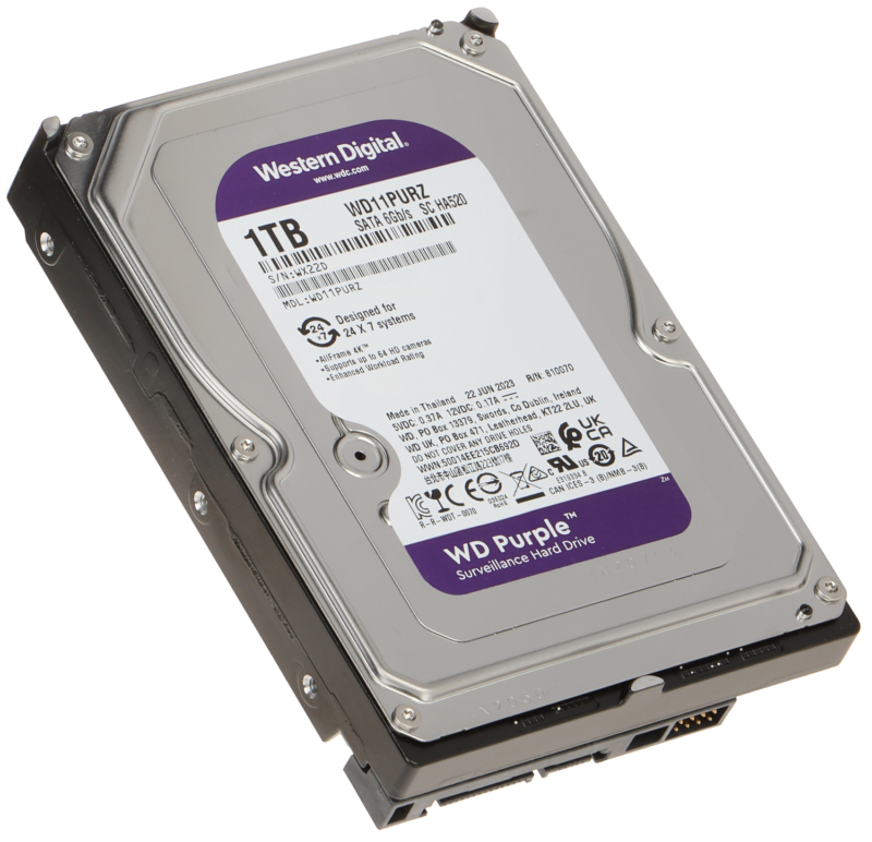 Disque Dur Interne 1To Western Digital Purple 3,5&Quot;