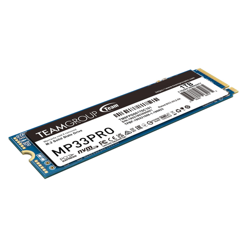 Disque Ssd Teamgroup Mp33 Pro 1To Nvme Pcie 3.0