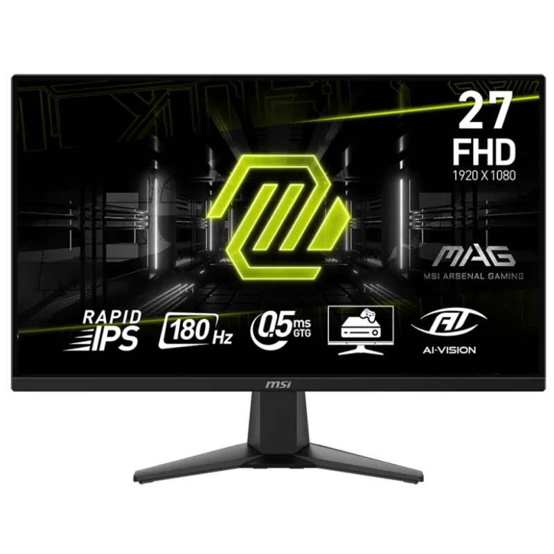 Ecran Gamer 27&Quot; Msi Mag 275F Full Hd Rapid Ips 180 Hz 0,5 Ms Noir 1 Msi Mag 275F