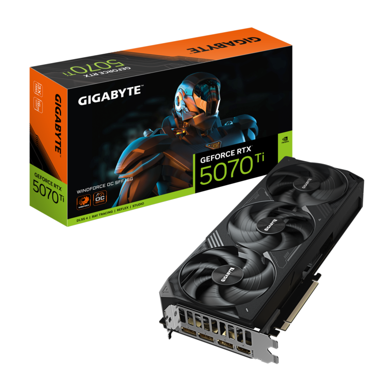 Carte Graphique Geforce Rtx 5070 Ti Windforce Oc Sff 16Go