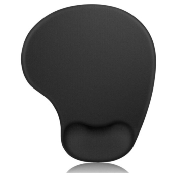 Tapis Souris Avec Repose Poignet en Silicone Noir