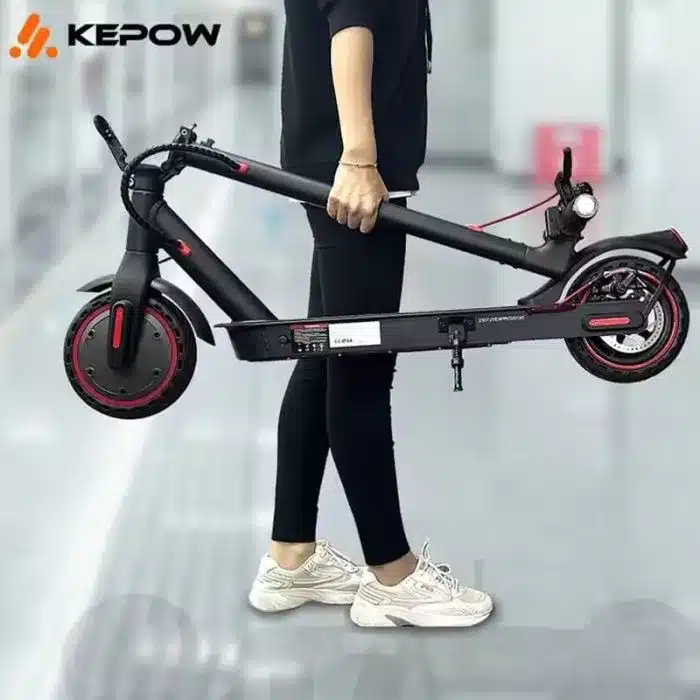 Trottinette Électrique Pliable 6Ah Kepow – 350W, Autonomie 30 Km, Suspensions &Amp; Clignotants 2 Trottinette Électrique Pliable 6Ah