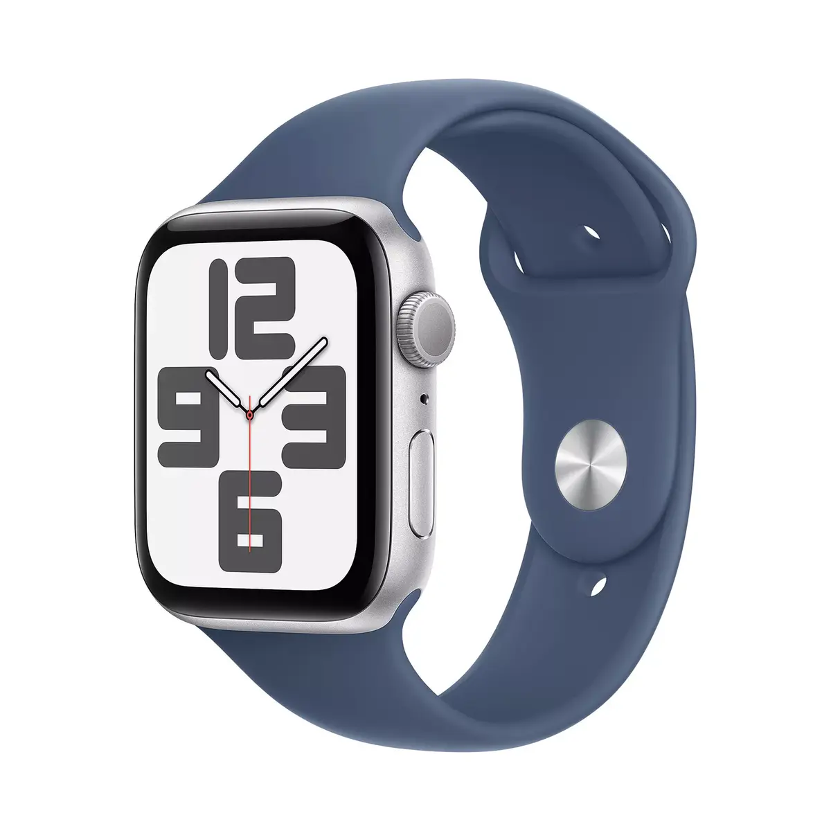 Apple Watch Se 44Mm Avec Bracelet Sport Denim 2 Apple Watch Se Silver 44Mm