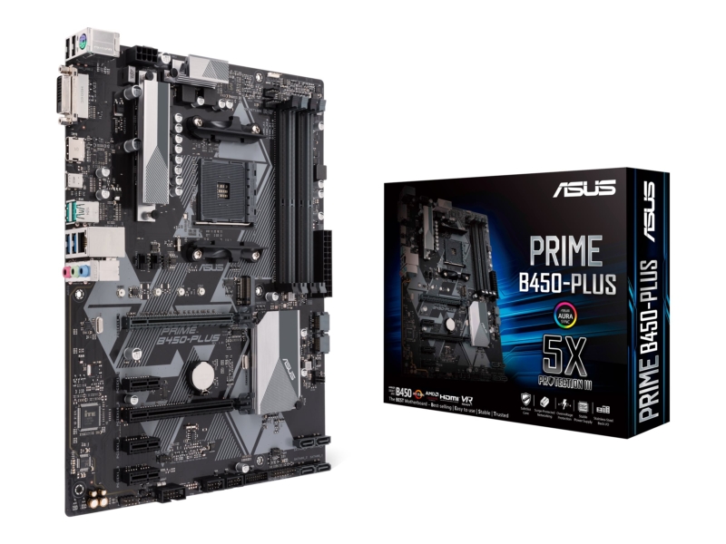 Carte Mère Asus Amd Am4 Prime B450-Plus