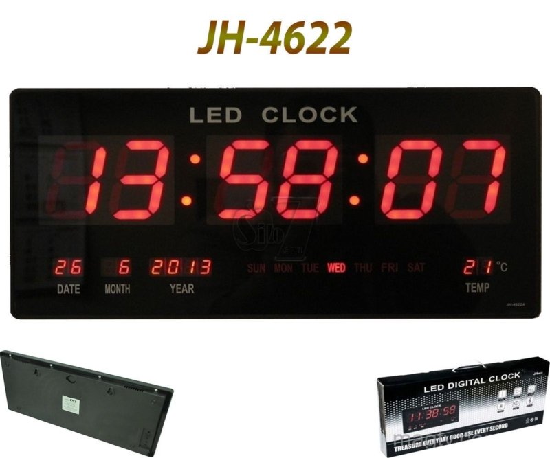 Horloge Murale Numérique à LED JH4622