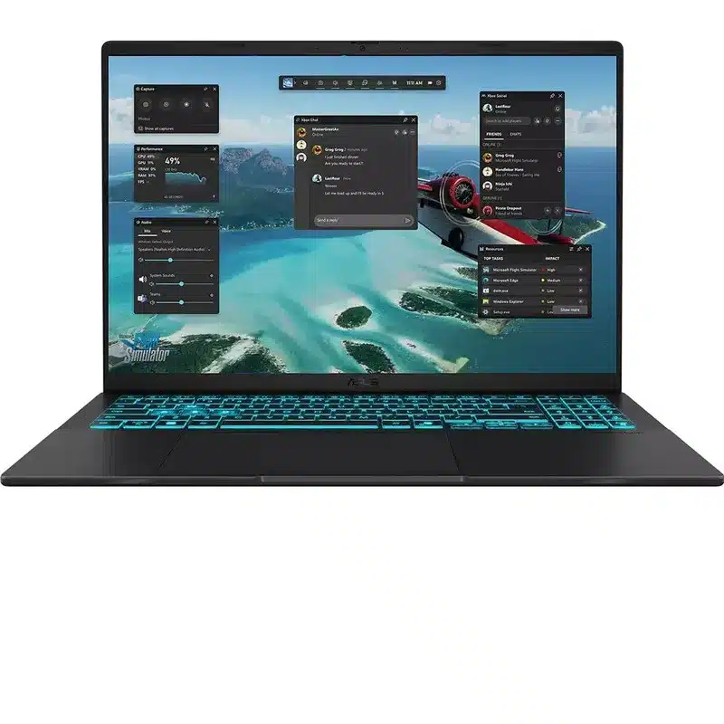 Pc Portable Gamer Asus Vivobook 16 V3607Vu Core 5 210H 8 Go Ddr5 512 Go Ssd Rtx 4050 Noir 1 Asus Vivobook 16 V3607Vu Core 5 210H