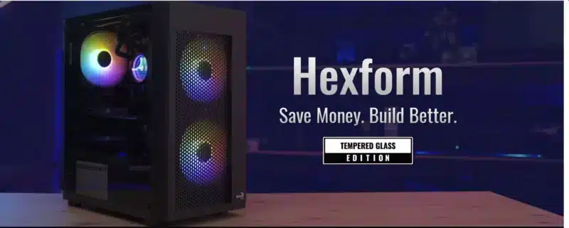 Boîtier Pc Gamer Aerocool Hexform V2 Mini Tour Multi-Fans 3 Aerocool Hexform V2