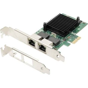 Carte Réseau Digitus 2 Ports RJ45 Gigabit PCI-EX