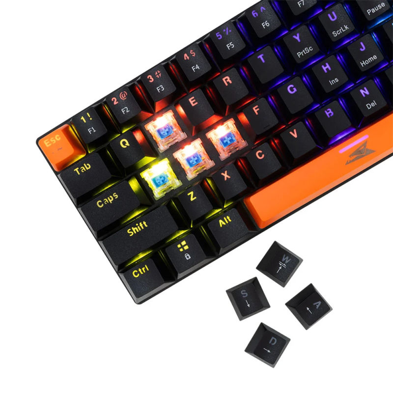 Clavier Gamer Mécanique Baracuda Black/Red Switch