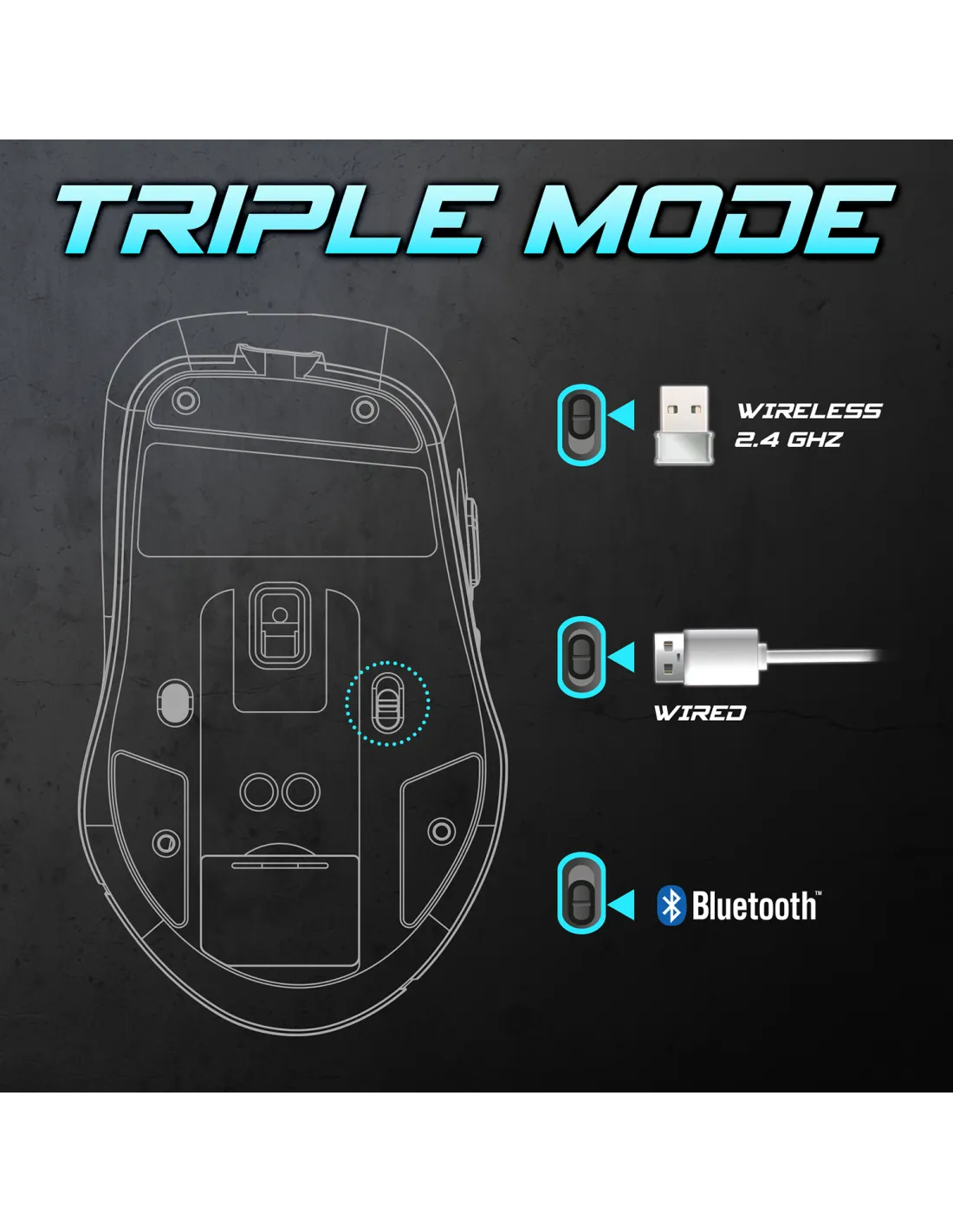 Souris Sans Fil Spirit Of Gamer Elite M50 Arctic 8000 Dpi 4 Spirit Of Gamer Elite M50 Arctic