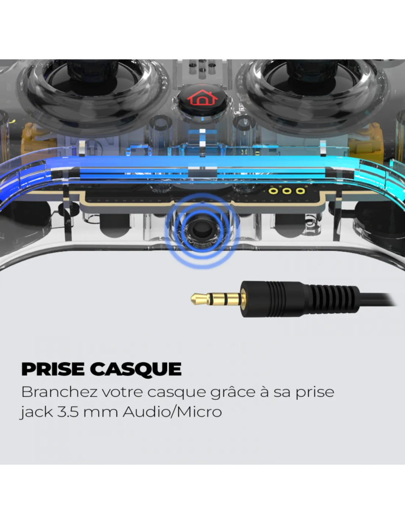 Manette Spirit of Gamer Neon Bluetooth PS4, PC, iOS, Android – Image 3