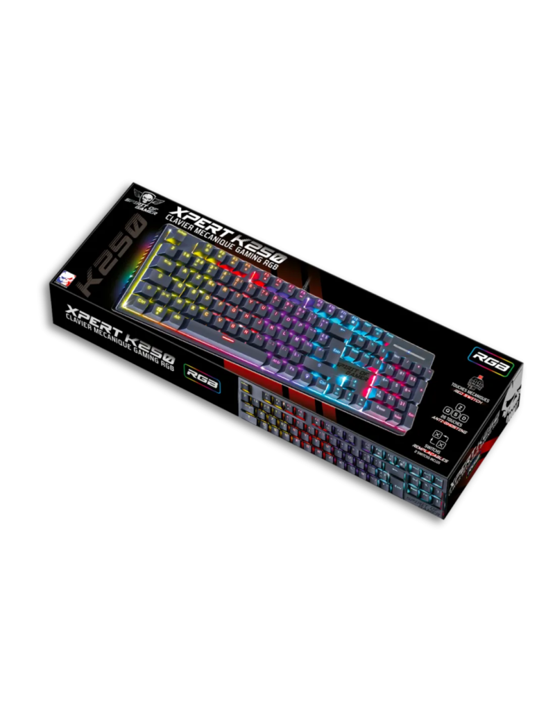 Clavier Gamer Filaire USB Spirit of Gamer Xpert K250 Noir – Image 2