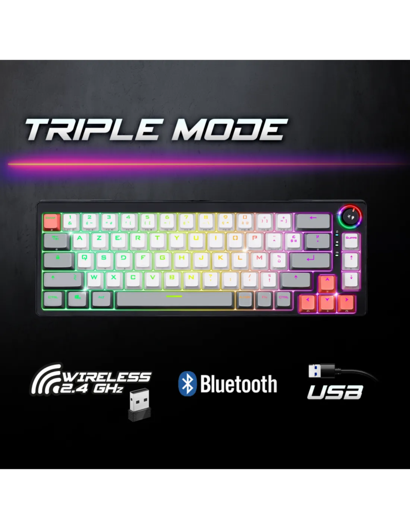 Clavier Gamer Sans Fil Spirit of Gamer Xpert K600 Noir – Image 3