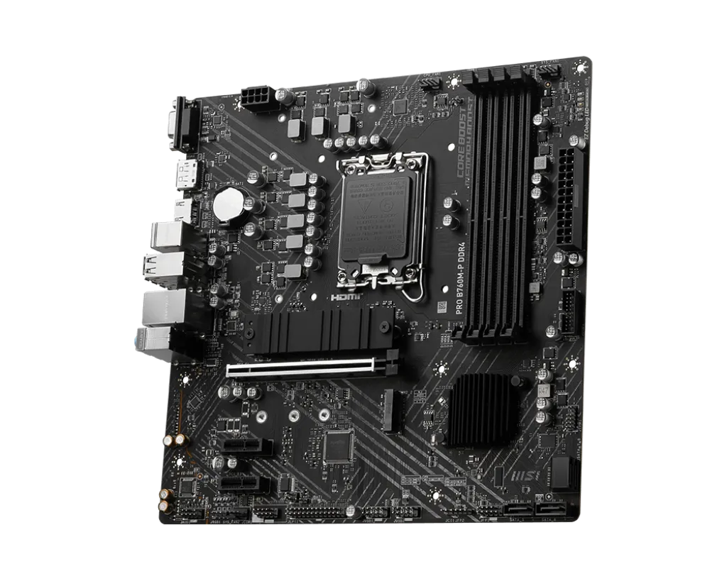 Carte Mère Msi Pro B760M-P Ddr4 4800Mhz Micro Atx 128 Go 3 Carte Mère Msi Pro B760M-P Ddr4 4800Mhz Micro Atx 128 Go – Image 3
