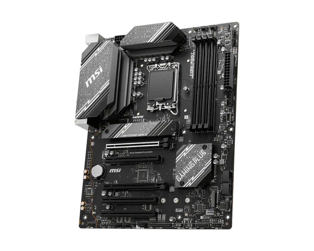 Carte Mère Msi B760 Gaming Plus Wifi Ddr5 6800 Mhz 256 Go Atx 5Xpci-E 2 Msi B760 Gaming Plus Wifi Ddr5 Atx