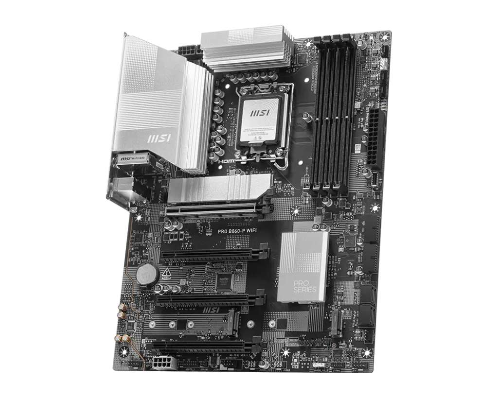 Carte Mère Msi Pro B860-P Wifi Atx Lga 1851 Ddr5 8800Mhz 4 Udimm 256Go 3 Carte Mère Msi Pro B860-P Wifi Atx Lga 1851 Ddr5 8800Mhz 4 Udimm 256Go – Image 3