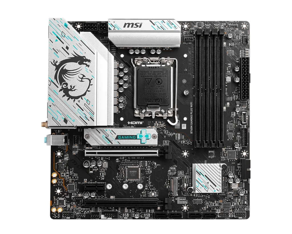 Carte Mère Gamer Msi B760M Gaming Plus Wifi Ddr5-6800 Mhz 256 Go 2 Msi B760M Gaming Plus Wifi Ddr5