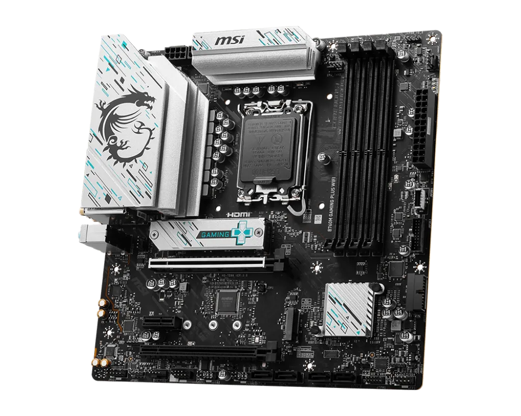 Carte Mère Gamer Msi B760M Gaming Plus Wifi Ddr5-6800 Mhz 256 Go 3 Carte Mère Gamer Msi B760M Gaming Plus Wifi Ddr5-6800 Mhz 256 Go – Image 3