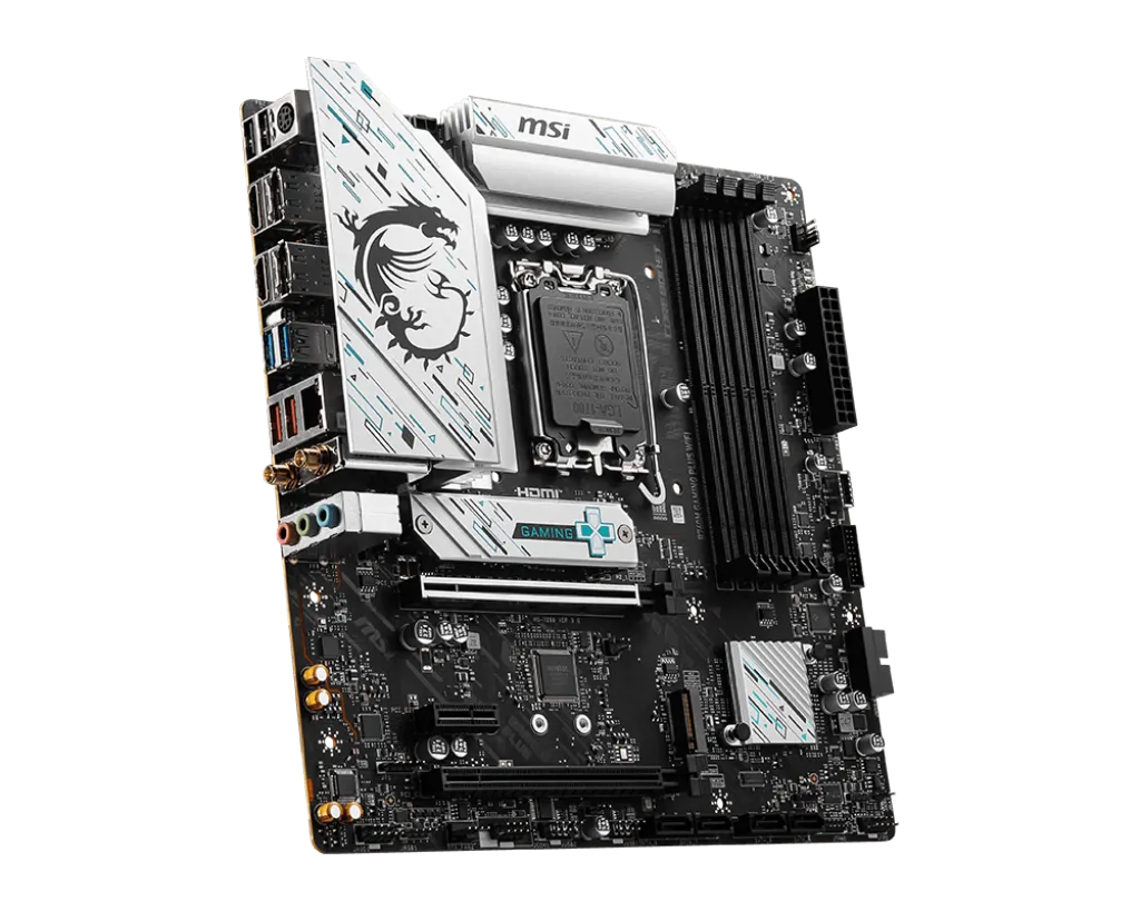 Carte Mère Gamer Msi B760M Gaming Plus Wifi Ddr5-6800 Mhz 256 Go 4 Carte Mère Gamer Msi B760M Gaming Plus Wifi Ddr5-6800 Mhz 256 Go – Image 4