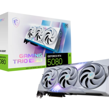 msi geforce rtx 5080 16g gaming trio oc white