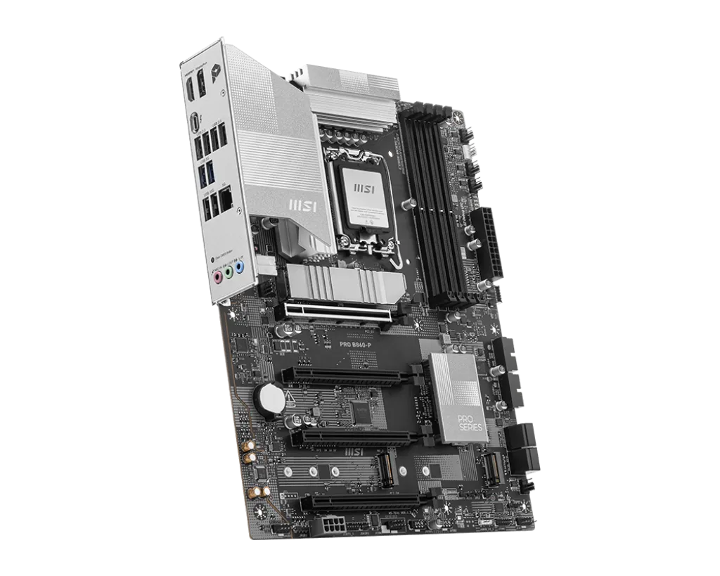 Carte Mère Msi Pro B860-P Ddr5 - 4 Udimm 8800 Mhz 256 Go 3 Carte Mère Msi Pro B860-P Ddr5 - 4 Udimm 8800 Mhz 256 Go – Image 3