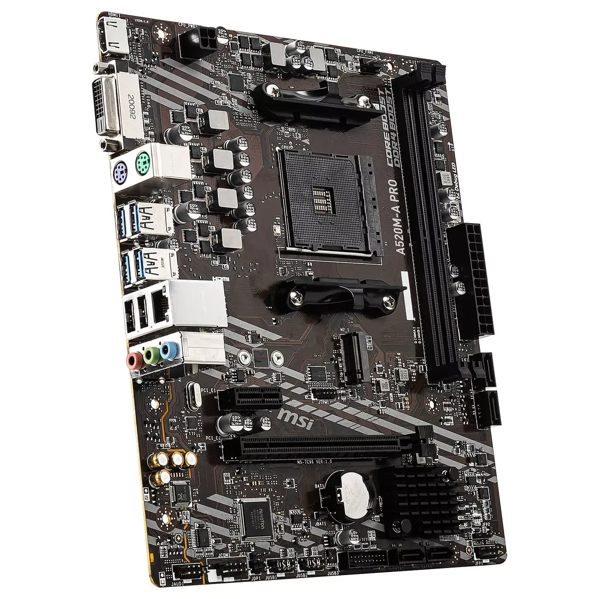 Carte Mère Msi A520M-A Pro Micro Atx 64 Go Ddr4 3 Msi A520M-A Pro