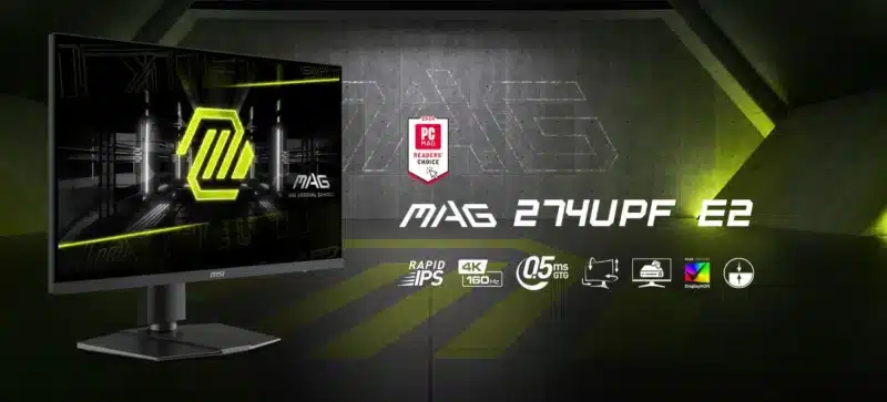 Écran Gamer Msi Mag 274Upf E2 27 Uhd 4K Ips 160 Hz 0,5 Ms 4 Msi Mag 274Upf E2 27