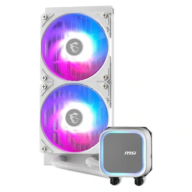 Kit Watercooling Msi Mag Coreliquid A13 240 Blanc 2 Kit Watercooling Msi Mag Coreliquid A13 240 Blanc – Image 2