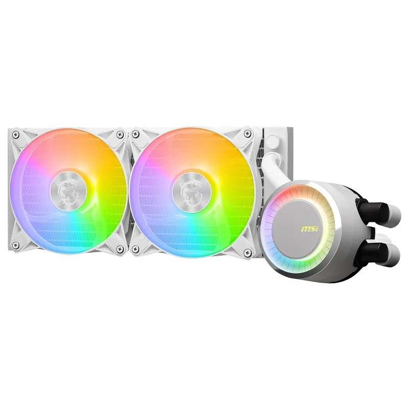 Kit Watercooling Msi Mag Coreliquid E240 Blanc 240Mm 2 Msi Mag Coreliquid E240 Blanc 240Mm