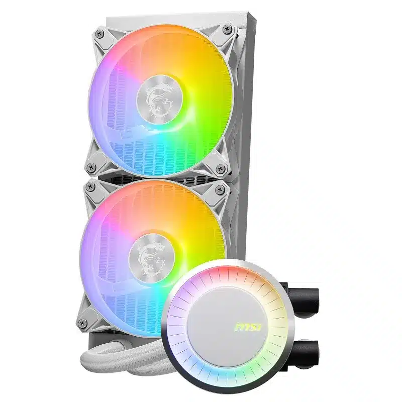 Kit Watercooling Msi Mag Coreliquid E240 Blanc 240Mm 3 Msi Mag Coreliquid E240 Blanc 240Mm