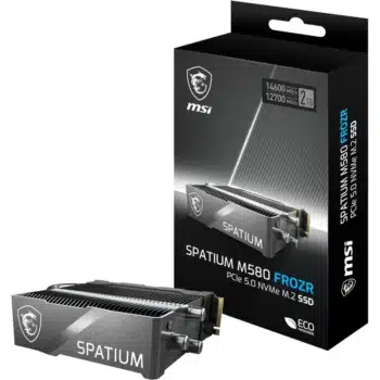 MSI Spatium M580 PCIe 5.0 NVMe M 2 2To Frozr
