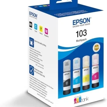 Pack Bouteilles Epson 4 Couleurs 103