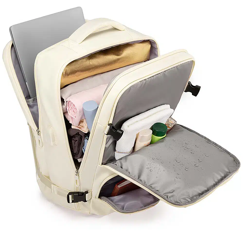 Sac À Dos Bange Bg051 Beige – 15.6″ Usb Intégré – 24L 3 Bange Bg051 Beige