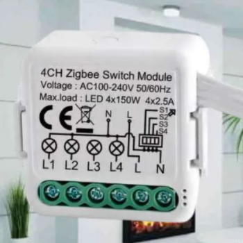 Module Éclairage Zigbee 4 Relais