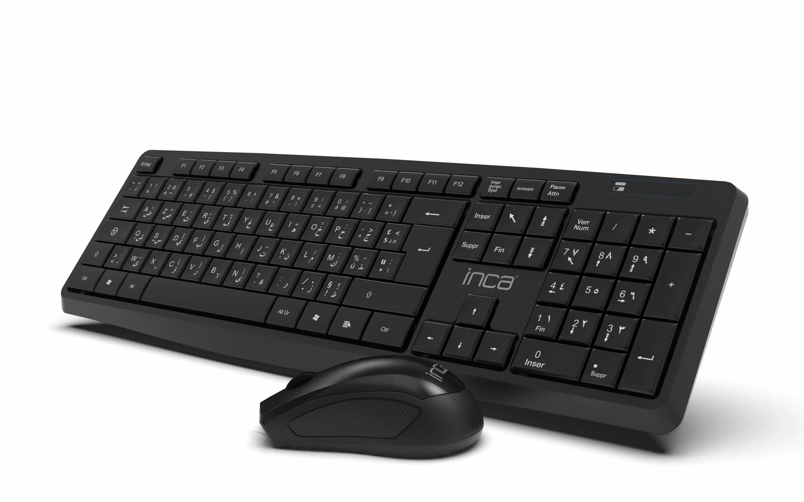Ensemble Clavier &Amp; Souris Inca Iws-539T Sans Fil Azerty Arabisé 2 Iws539T