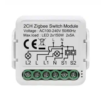 module eclairage zigbee 2 relais