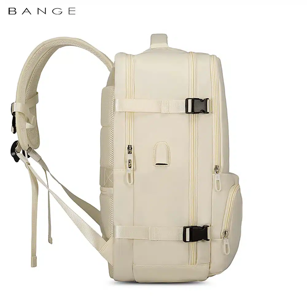 Sac À Dos Bange Bg051 Beige – 15.6″ Usb Intégré – 24L 2 Sac A Dos Bange Bg051 Bg