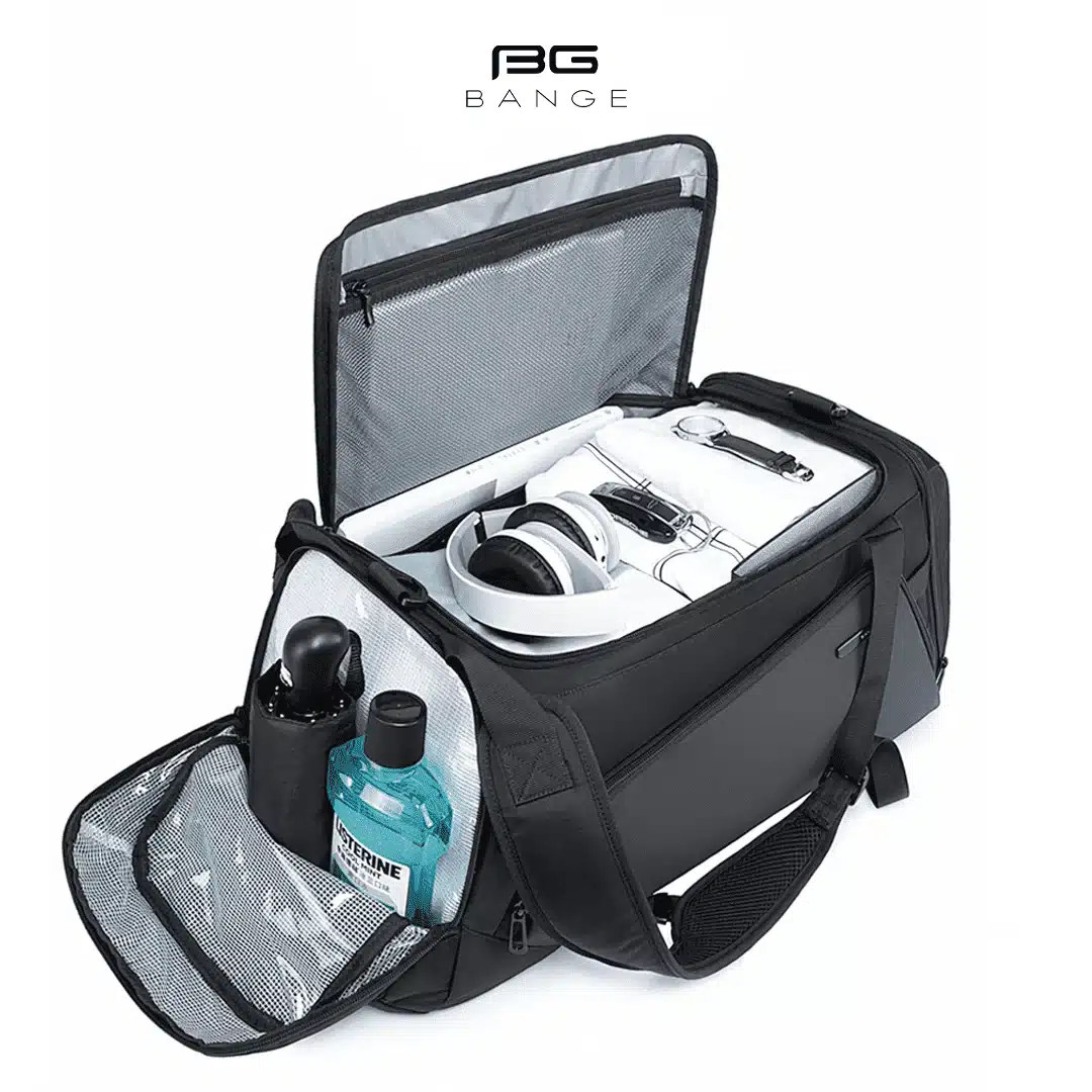 Sac De Sport Multifonctionnel Bange Bg070 – Noir 2 Sac Bange Bg070 Noir