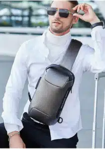Sac De Poitrine Antivol Etanche Bange Bg03 Noir Sac De Poitrine Antivol Etanche Bange Bg03 Noir