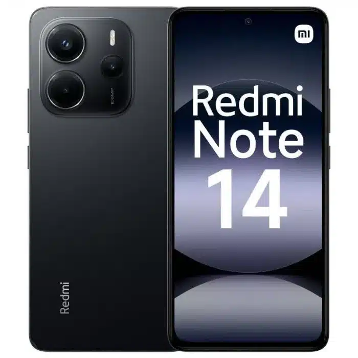 Smartphone Xiaomi Redmi Note 14 8 Go 128 Go Noir Minuit 1 Smartphone Xiaomi Redmi Note 14 8 128Gb Midnight Black