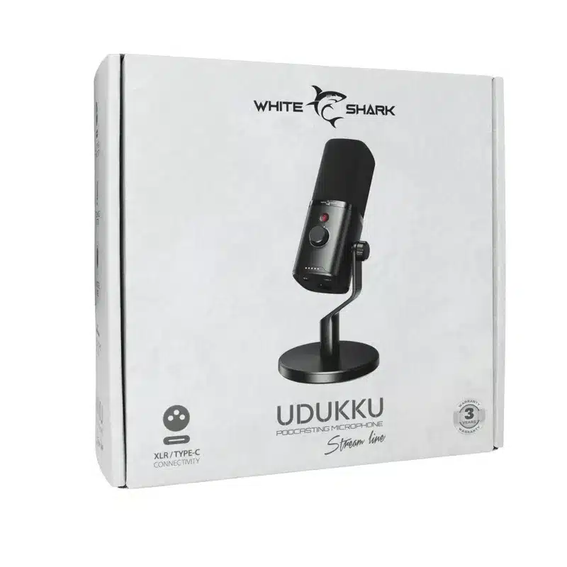 Microphone Gamer Filaire White Shark Dsm 04 Udukku Cardioïde Noir 4 Microphone Gamer Filaire White Shark Udukku Dsm 04 Noir I