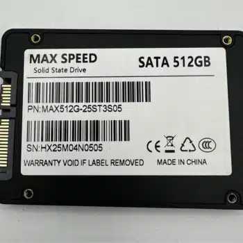 SSD MAX SPEED 512Go SATA 2.5"