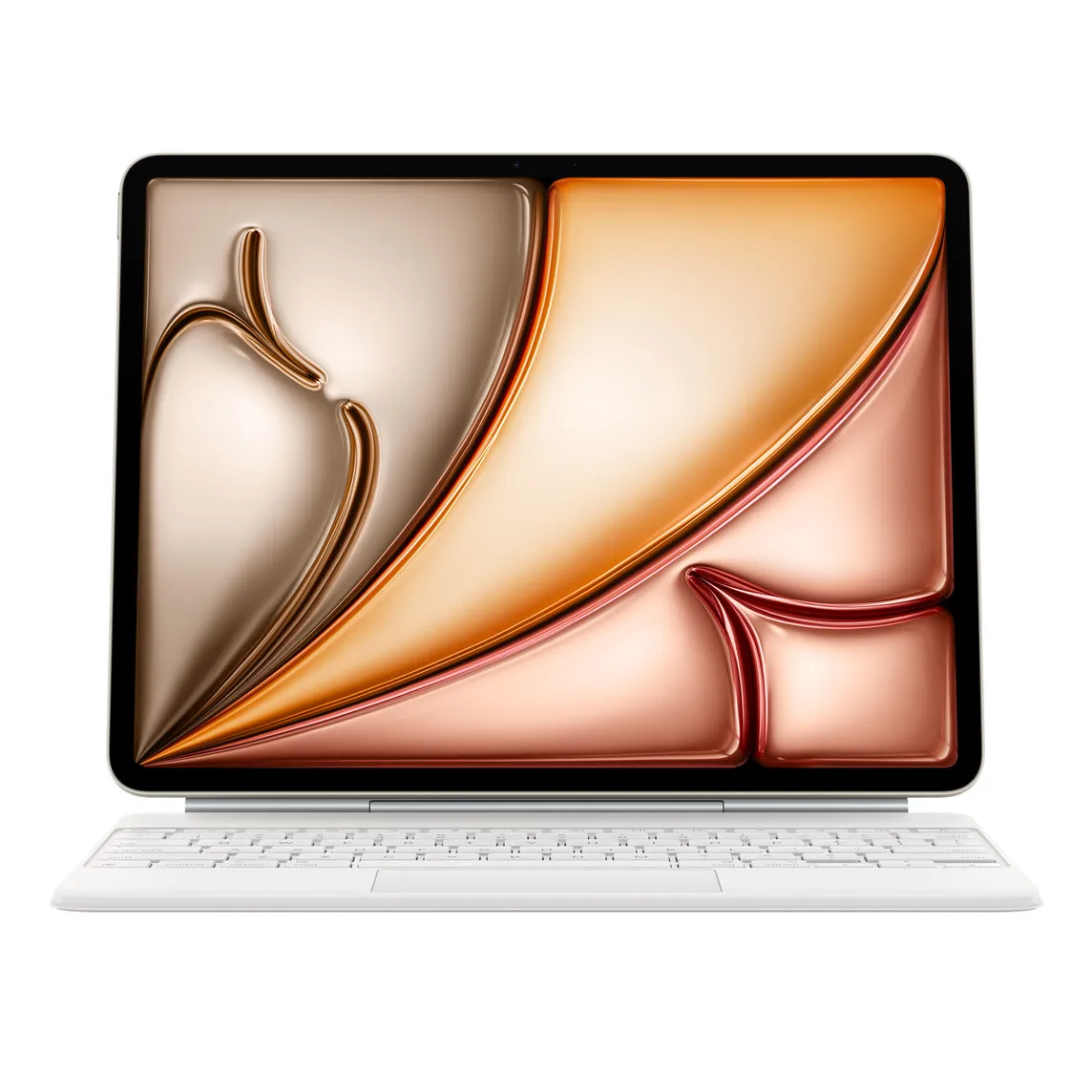 Clavier Apple Ipad Air 13 Pouces M3 Avec Touchpad Blanc 2 Mdfw4F Av1