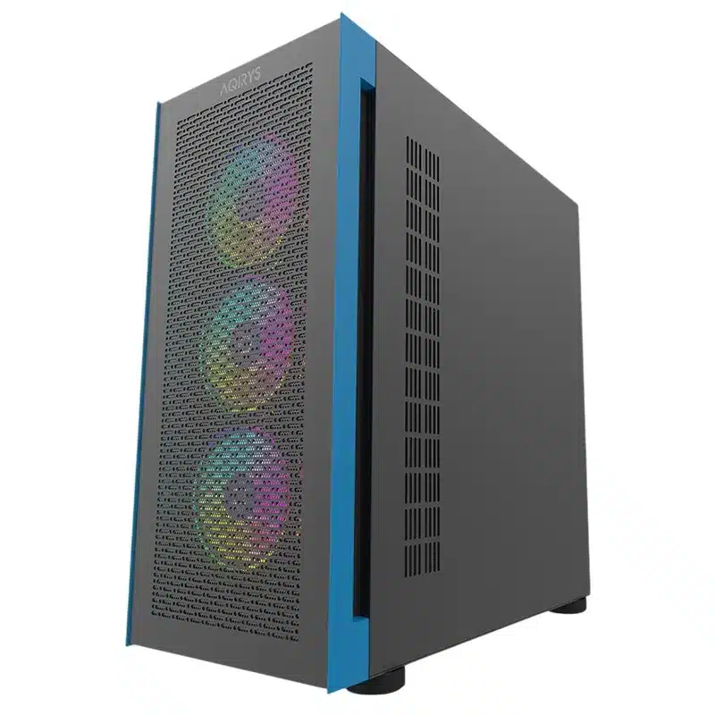 Boitier Gamer Aqirys Sargas 4 Ventilateurs Argb Noir 2 Boitier Gamer Aqirys Sargas Moyen Tour 4 Fans Rgb Noir 1