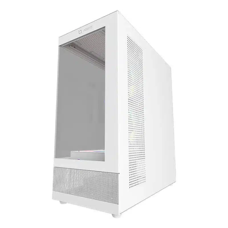 Boitier Gamer Moyen Tour Aqirys Antlia 6 Ventillateurs Argb Blanc 2 Boitier Gamer Moyen Tour Aqirys Antlia Atx 6 Fans Argb White (1)