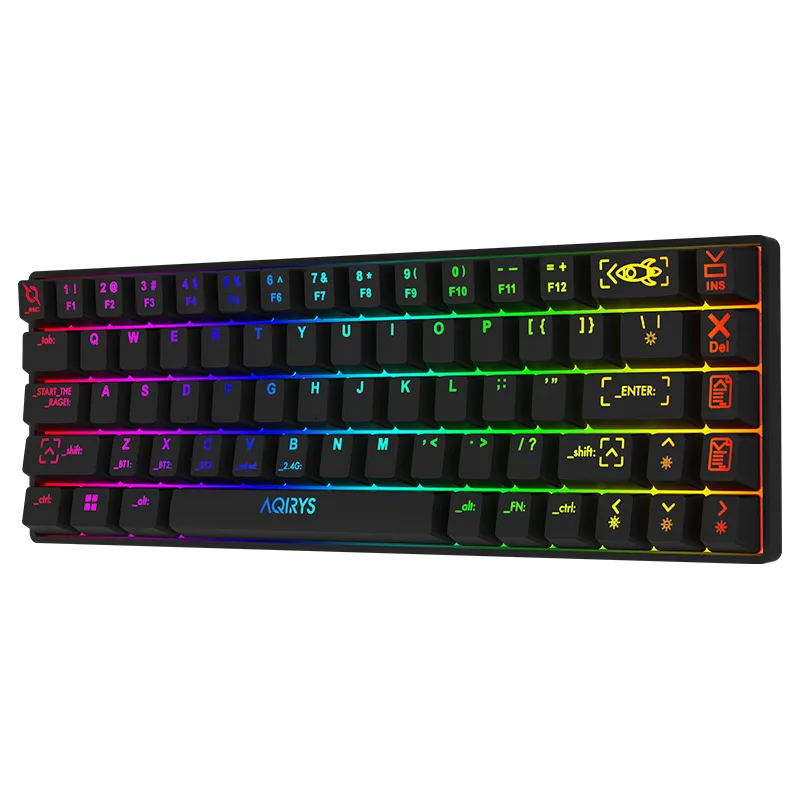 Clavier Gamer Double Mode Aqirys Mira Qwerty Noir 2 Clavier Gamer Mecanique Aqirys Mira 100 Anti Ghosting Rgb Noir