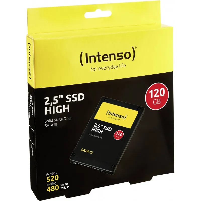Disque Dur Interne Ssd Intenso 120Go 2.5&Quot; Sata Iii 2 Disque Ssd Interne Intenso 25 Sata Iii 120 Go (1)