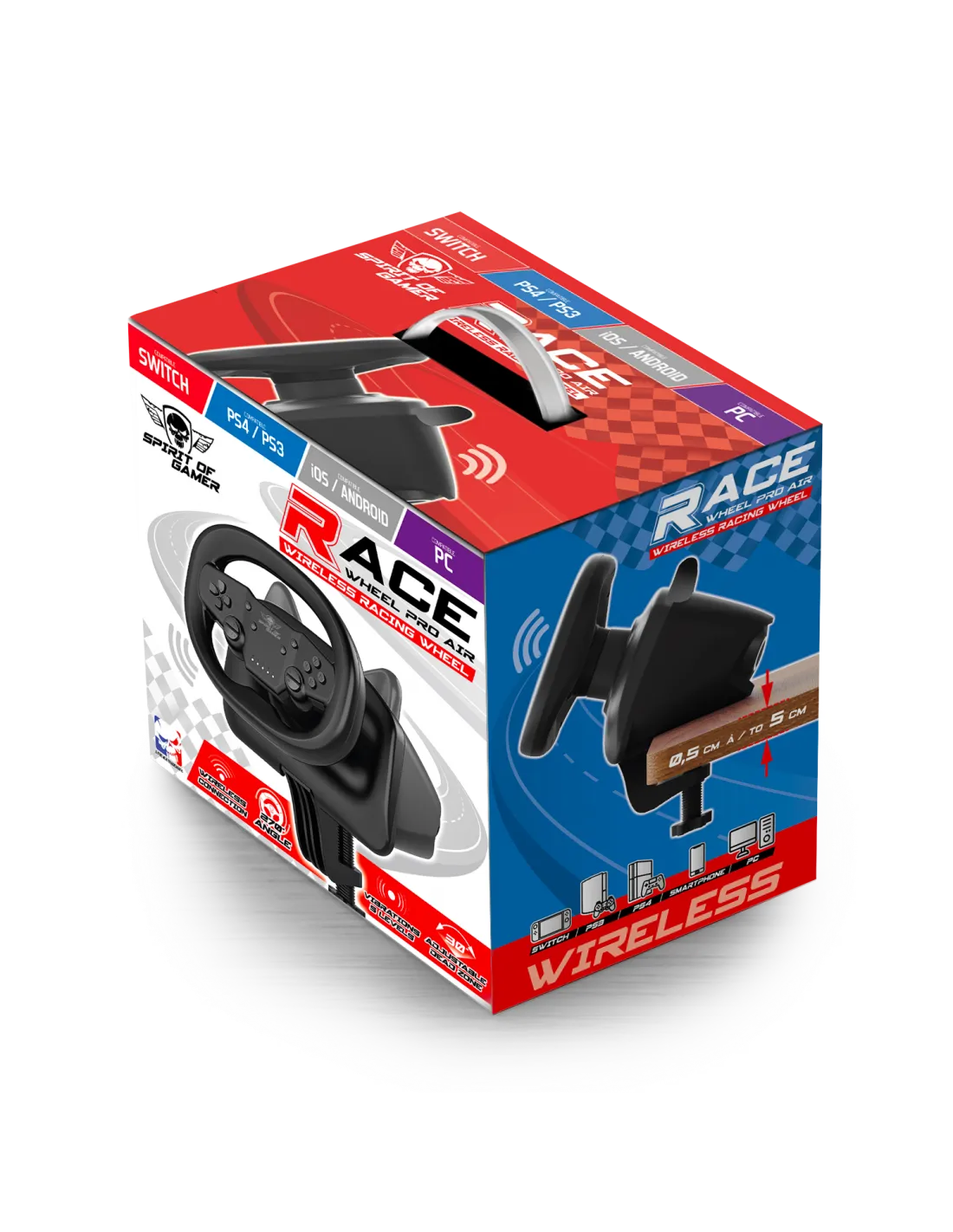 Volant Sans Fil Spirit Of Gamer Race Wheel Air 5 Race Wheel Pro Air (1)