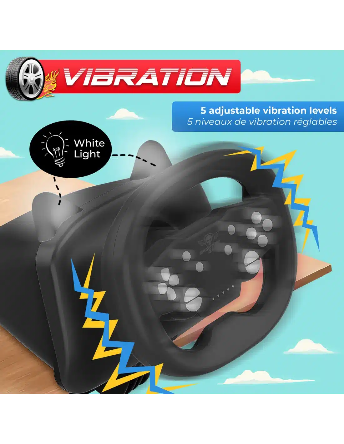 Volant Sans Fil Spirit Of Gamer Race Wheel Air 4 Race Wheel Pro Air (4)