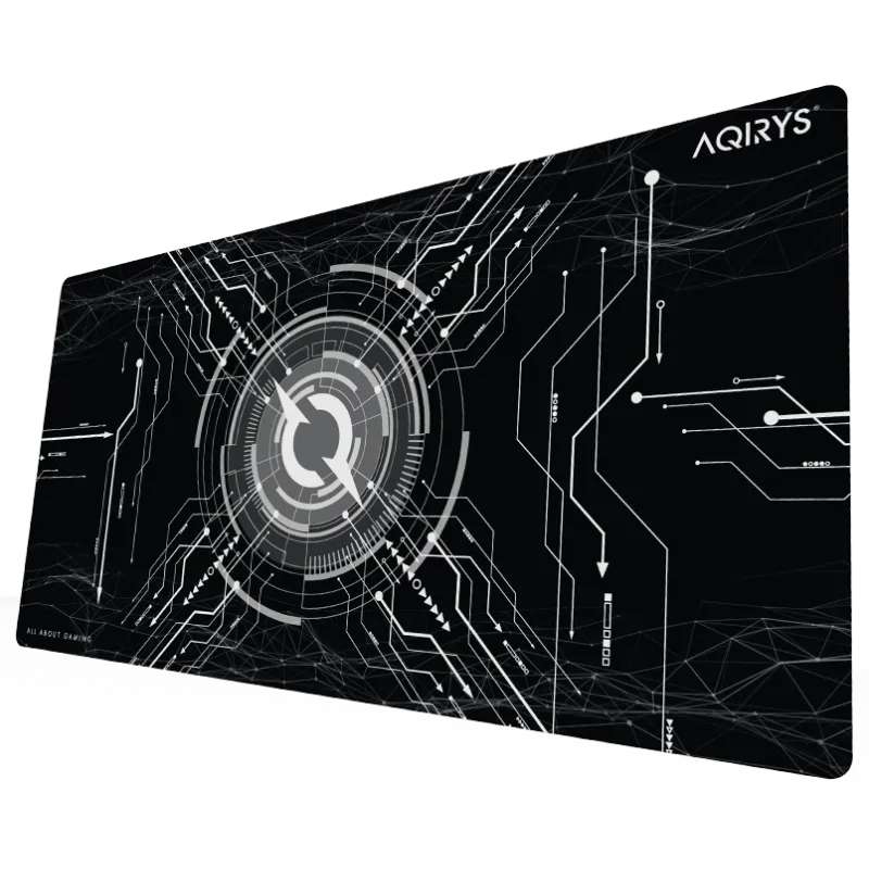 Tapis Gamer Aqirys Gruis Extra Large Noir 2 Tapis De Souris Gamer Aqirys Gruis 3Xl Blanc (1)